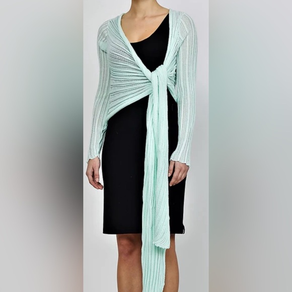 IOANNA KOURBELA Archetypes Multiple Ways Wrap Cardigan NWT one size - Picture 6 of 15